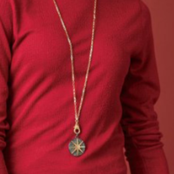 Margherita Turtleneck - Soft Surroundings - NWT - Red Dahlia Color- Large - Picture 5 of 8